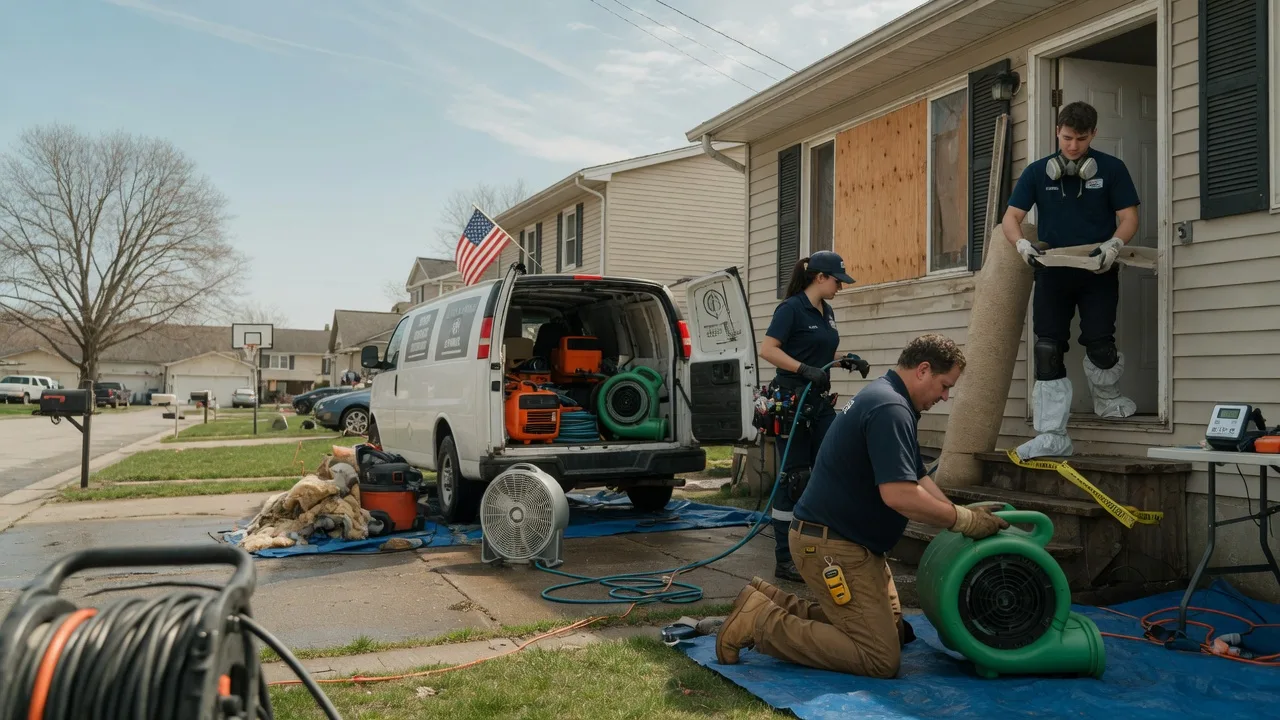 Water Damage Restoration in Pompeii, MI near me